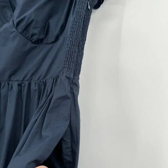 Hyacinth House by Tuckernuck Navy Blue Eyelet Marshall Maxi Dress sz S Small NWT - Picture 5 of 7